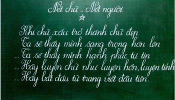 Gia sư luyện viết chữ đẹp tại Nha Trang